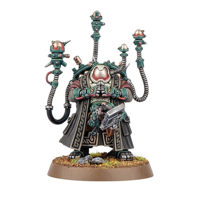 Dit is een afbeelding van het miniatuur memnyr strategist -leagues of votann voor het spel Warhammer, te koop bij Tabletop Miniature Wargames spellenwinkel Speldorado in delft