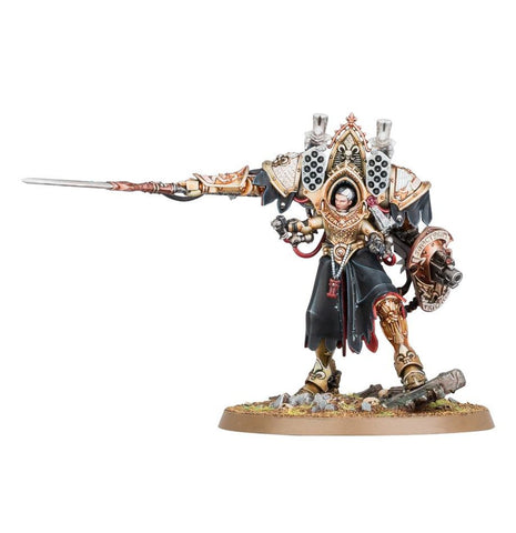 Dit is een afbeelding van het miniatuur Morvenn Vahl Abbess Sanctorum - Adepta Sororitas voor het spel Warhammer, te koop bij Tabletop Miniature Wargames spellenwinkel Speldorado in delft