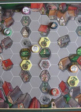 Dit is een foto van het spel Mr.Jack (Londen) te koop bij Speldorado Spellenwinkel Delft