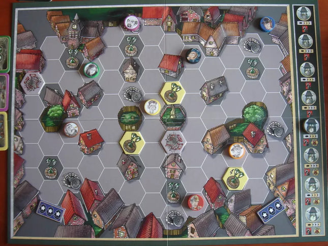 Dit is een foto van het spel Mr.Jack (Londen) te koop bij Speldorado Spellenwinkel Delft