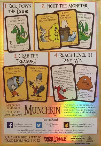 Dit is een foto van het spel Munchkin NL te koop bij Speldorado Spellenwinkel Delft