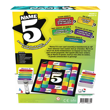 Name 5 Boardgame (Refresh), GOL-929.685.006 van Boosterbox te koop bij Speldorado !