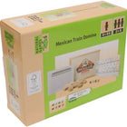 Dit is een foto van het spel Natural Games Mexicaanse Trein Domino met 66 stukken te koop bij Speldorado Spellenwinkel Delft