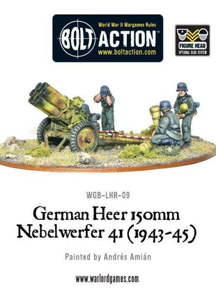 Dit is een foto van het spel German Heer 150mm Nebelwerfer 41 (1943-45) te koop bij Speldorado Spellenwinkel Delft