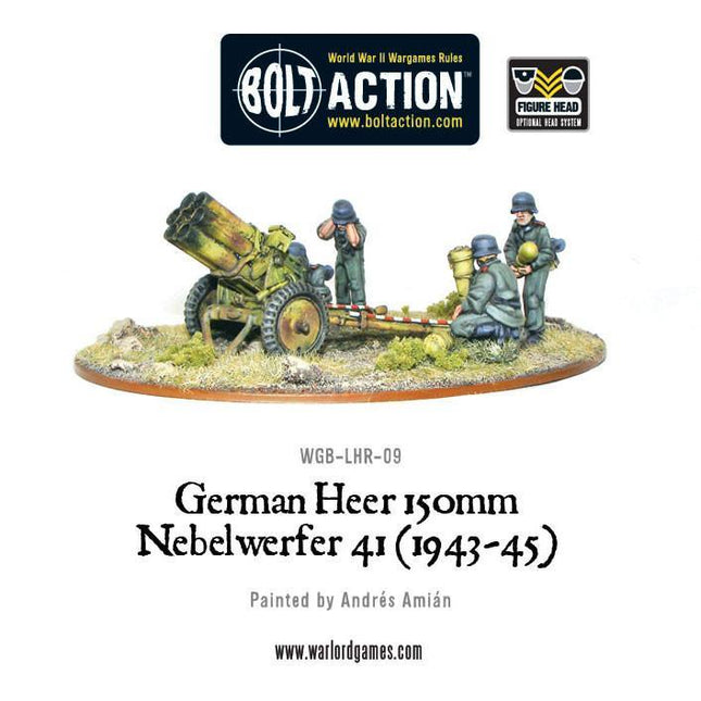 Dit is een foto van het spel German Heer 150mm Nebelwerfer 41 (1943-45) te koop bij Speldorado Spellenwinkel Delft