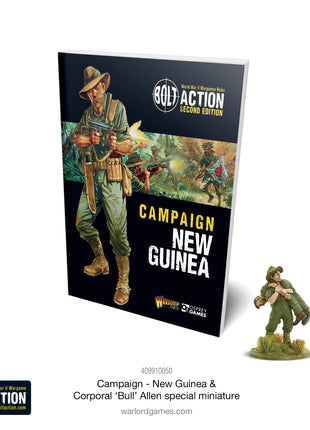 Campaign: New Guinea voor Bolt Action - boeken rulebook schaal 1:58 miniatuur