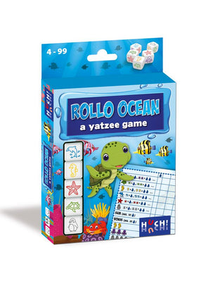 Dit is een foto van het spel Rollo A Yatzee Game - Ocean te koop bij Speldorado Spellenwinkel Delft