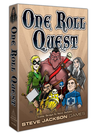 One roll Quest – strategisch bordspel – 1 tot 5 spelers