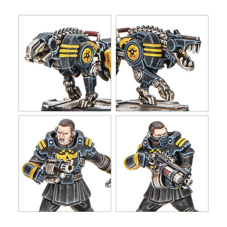 Dit is een afbeelding van het miniatuur palanite enforcer captains & sergeants voor het spel Warhammer, te koop bij Tabletop Miniature Wargames spellenwinkel Speldorado in delft