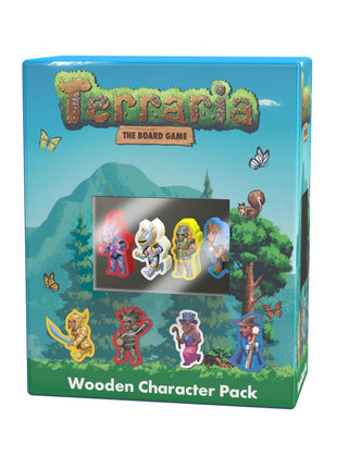 Terraria The Boardgame Wooden Character Pack – gezellig bordspel – 1 tot 4 spelers