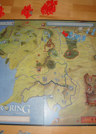 lotr wotr war of the ring 2nd ed en – strategisch bordspel – 2 tot 4 spelers