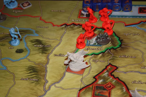 lotr wotr war of the ring 2nd ed en – strategisch bordspel – 2 tot 4 spelers