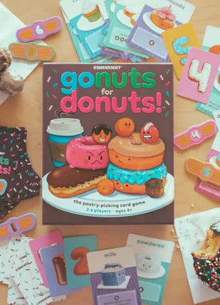 Dit is een foto van het spel Go Nuts for Donuts te koop bij Speldorado Spellenwinkel Delft