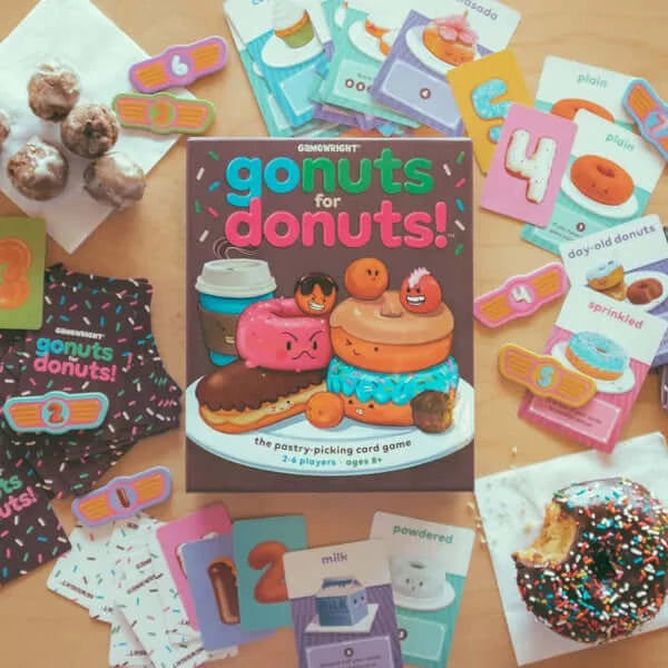 Dit is een foto van het spel Go Nuts for Donuts te koop bij Speldorado Spellenwinkel Delft