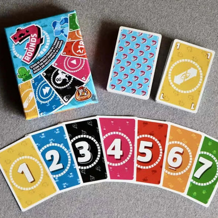 Dit is een foto van het spel 7 Rounds te koop bij Speldorado Spellenwinkel Delft