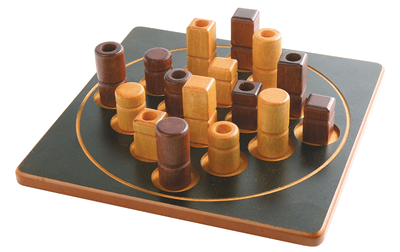 Dit is een foto van het spel Quarto Mini - en te koop bij Speldorado Spellenwinkel Delft
