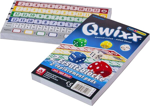 Dit is een foto van het spel Extra blokken - Qwixx te koop bij Speldorado Spellenwinkel Delft