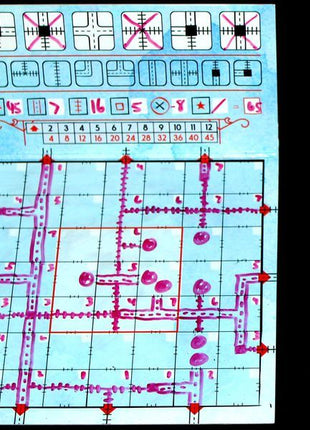 Dit is een foto van het spel Railroad Ink Diepblauwe versie te koop bij Speldorado Spellenwinkel Delft