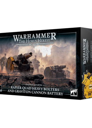 Dit is een afbeelding van het miniatuur rapier quad heavy bolters - horus heresy voor het spel Warhammer, te koop bij Tabletop Miniature Wargames spellenwinkel Speldorado in delft