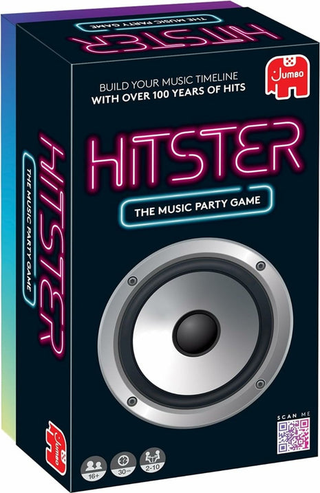 Hitster EN – party kaartspel – 2 tot 4 spelers