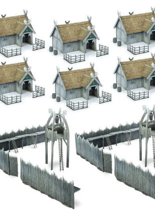 Dit is een afbeelding van het miniatuur middle-earth sbg: rohan stronghold voor het spel Warhammer, te koop bij Tabletop Miniature Wargames spellenwinkel Speldorado in delft