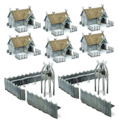 Dit is een afbeelding van het miniatuur middle-earth sbg: rohan stronghold voor het spel Warhammer, te koop bij Tabletop Miniature Wargames spellenwinkel Speldorado in delft