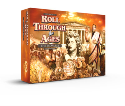 Dit is een foto van het spel Roll through the Ages The Iron Age te koop bij Speldorado Spellenwinkel Delft