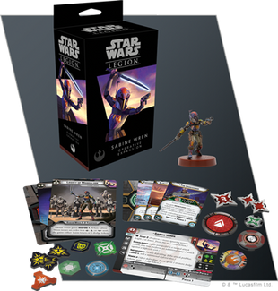 Dit is een foto van het spel Sabine Wren Operative Exp - Star Wars Legion te koop bij Speldorado Spellenwinkel Delft
