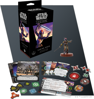 Dit is een foto van het spel Sabine Wren Operative Exp - Star Wars Legion te koop bij Speldorado Spellenwinkel Delft