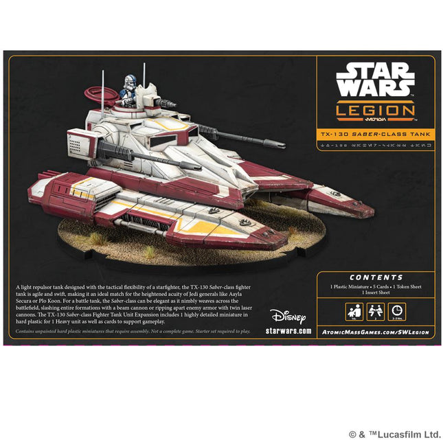 TX-130 Saber-class Repulsor Tank - Star Wars Legion