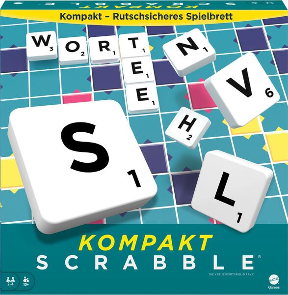 Dit is een foto van het spel Scrabble compact ( Duits) te koop bij Speldorado Spellenwinkel Delft