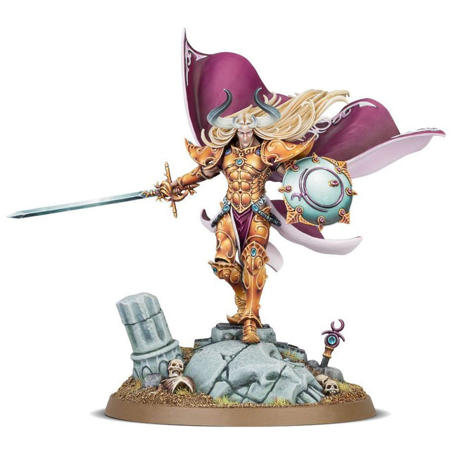 Dit is een foto van het spel sigvald Prince Of Slaanesh - Hedonites of Slaanesh te koop bij Speldorado Spellenwinkel Delft