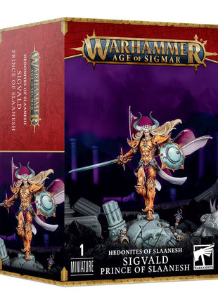 Warhammer Age of Sigmar sigvald Prince Of Slaanesh - Hedonites of Slaanesh– AoS miniaturen set