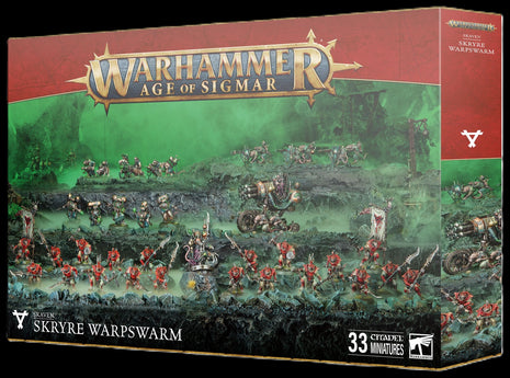 Dit is een afbeelding van het miniatuur Skryre Warpswarm - Skaven voor het spel Warhammer, te koop bij Tabletop Miniature Wargames spellenwinkel Speldorado in delft