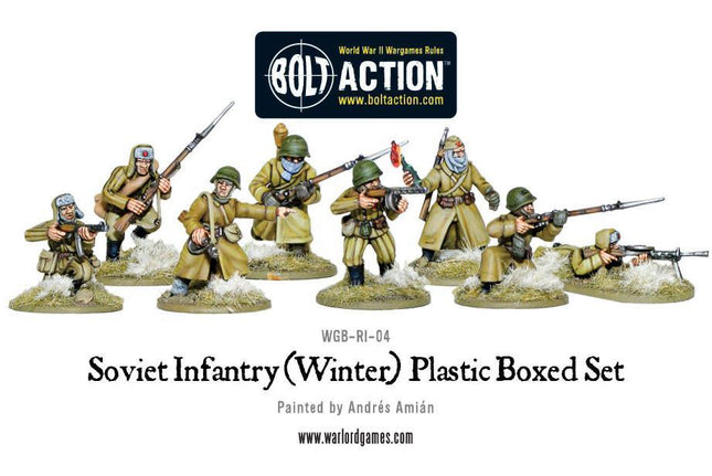 Dit is een foto van het spel Soviet Winter Infantry te koop bij Speldorado Spellenwinkel Delft