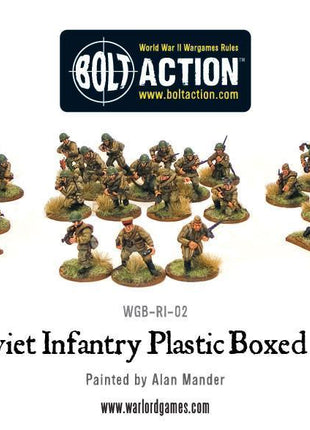 Dit is een foto van het spel Soviet Infantry te koop bij Speldorado Spellenwinkel Delft