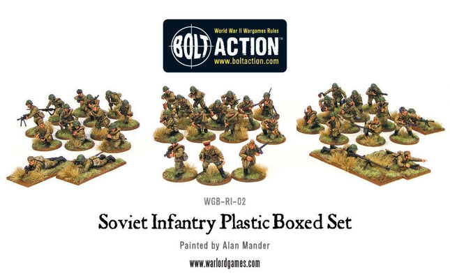 Dit is een foto van het spel Soviet Infantry te koop bij Speldorado Spellenwinkel Delft