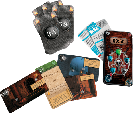Dit is een foto van het spel Unlock! Korte Avonturen 4 De burcht van Doo-Arann te koop bij Speldorado Spellenwinkel Delft