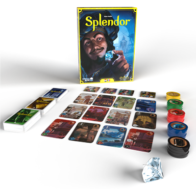 Dit is een foto van het spel Splendor te koop bij Speldorado Spellenwinkel Delft