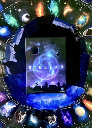 Dit is een foto van het spel Stellar EN te koop bij Speldorado Spellenwinkel Delft