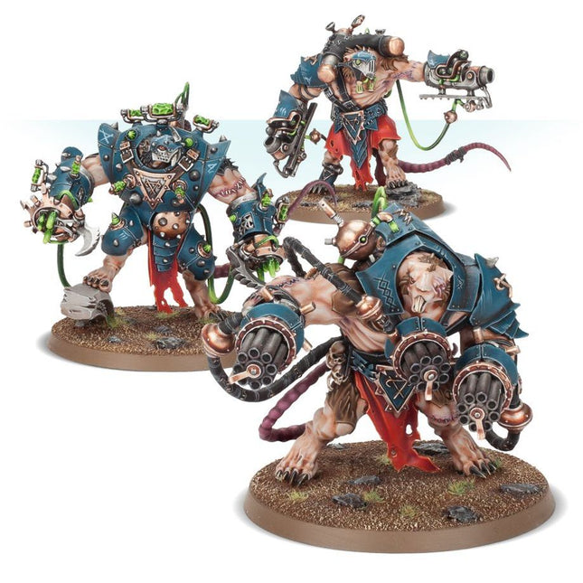 Dit is een afbeelding van het miniatuur Stormfiends - Skaven voor het spel Warhammer, te koop bij Tabletop Miniature Wargames spellenwinkel Speldorado in delft