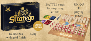 Dit is een foto van het spel Stratego 65th Anniversary Edition te koop bij Speldorado Spellenwinkel Delft