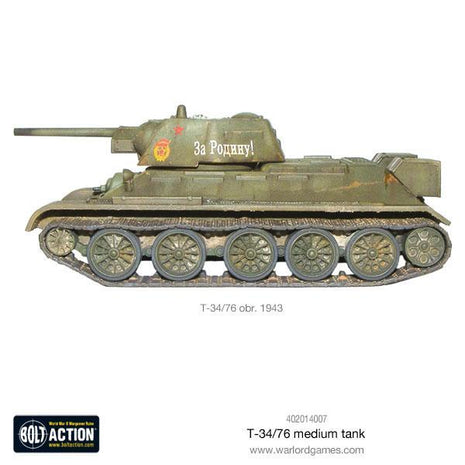 Dit is een foto van het spel T34/76 Medium Tank te koop bij Speldorado Spellenwinkel Delft