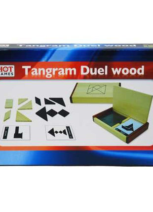 Tangram Dubbel Kist Blank Hout 60 Voorbeelden hersenbreker  - Handelsonderneming Telgenkamp