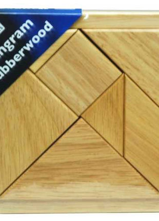 Tangram Rubberwood Blank hersenbreker  - Handelsonderneming Telgenkamp