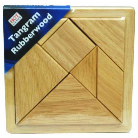 Tangram Rubberwood Blank hersenbreker  - Handelsonderneming Telgenkamp