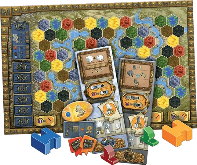 Dit is een foto van het spel Terra Mystica Scheepvaart & Handel te koop bij Speldorado Spellenwinkel Delft