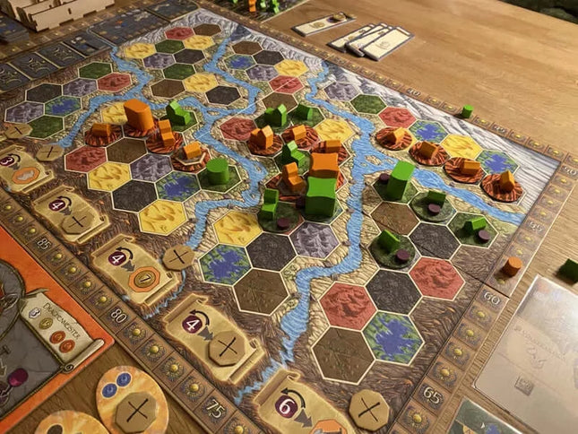 Dit is een foto van het spel Terra Mystica Automa Solo Box  te koop bij Speldorado Spellenwinkel Delft