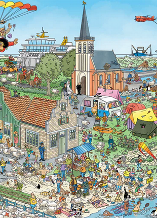 Rondje Texel - Jan van Haasteren (1000)