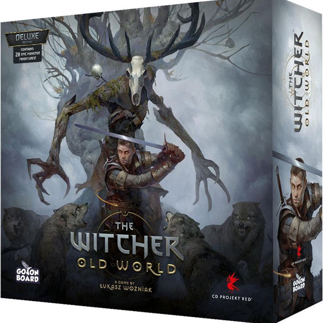 Dit is een foto van het spel The Witcher Old World Deluxe Edition EN te koop bij Speldorado Spellenwinkel Delft